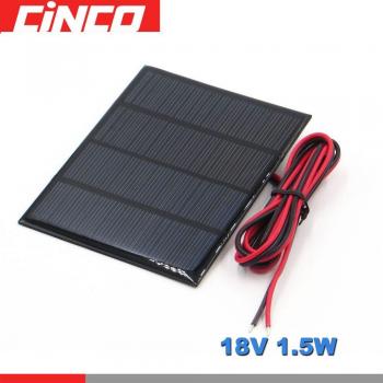 Panneau Solaire 18V 1.5W pour Jouets et Projets DIY