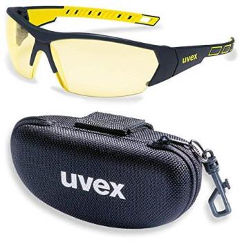 UVEX i-works 9194365 gelb/amber Schutzbrille mit UV-Schutz