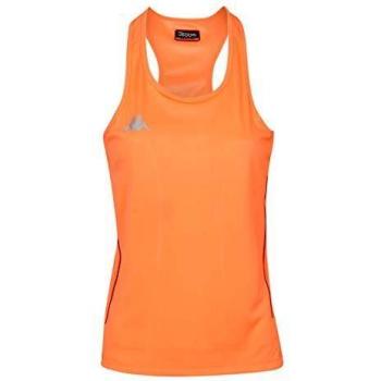 Mujer Kappa Fanti Top Running Naranja Fluor XL