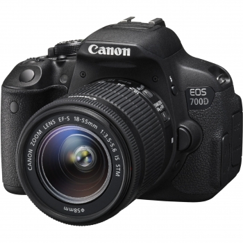 Kit Fotocamera Canon EOS 700D + Lente EF‑S 18–55 mm
