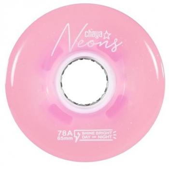 Chaya Neon LED Inline Skate Wheels (Set of 4)