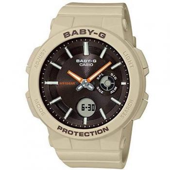 Women’s Casio BGA‑255‑5AER Dual‑Mode Quartz Watch, Resin Strap