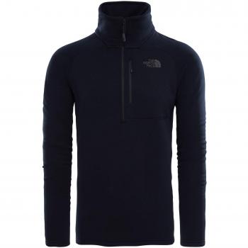 North Face M Flux 2 Powerstretch 1/4 Zip Herren Fleece, Schwarz