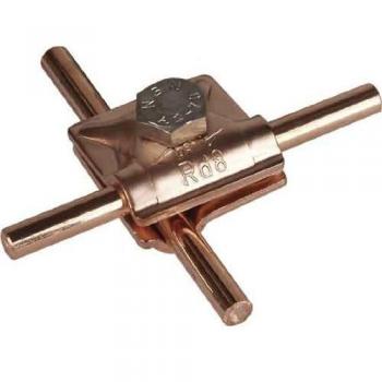 Dehn Morsetto collegamento MV 390057 CU con spine e connettori – 1 pezzo