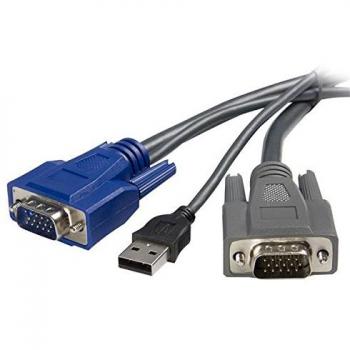 StarTech.com Cable KVM 3m VGA USB HD15 Macho/Macho