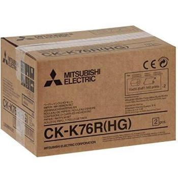 Papel CK K76R HG Mitsubishi 10x15cm e 15x20cm