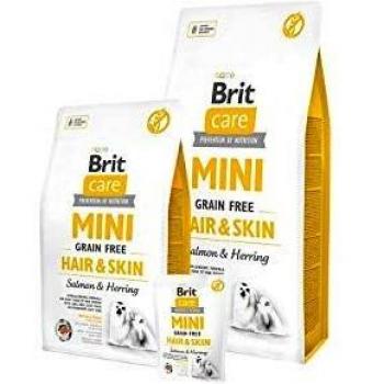 Brit Care Mini Grain-Free Dog Food for Shiny Coat & Skin – 400g