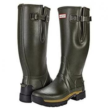 Hunter Mens Balmoral Adj Tec Sole Tall Boot Dark Olive