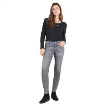 Le Temps des Cerises Power 7/8 Damen-Jeans, grau, 92 % Baumwolle, 2 % Elasthan, Länge Skinny Fit, US-Größe 28