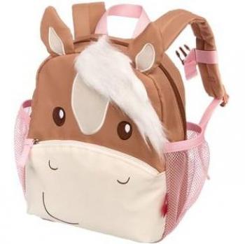 Sigikid Brown Pink Pony Love Small Child Bag, 28x20x8 cm