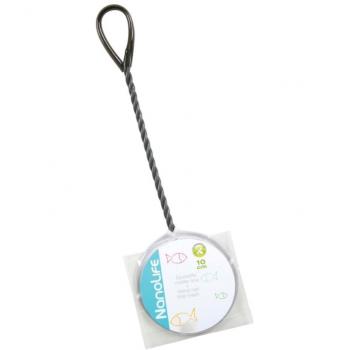 Épuisette pour aquarium, ronde, maille fine, 10 cm x 36.5 cm