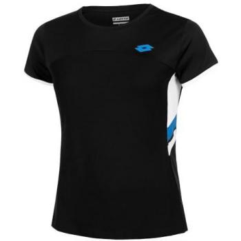 T-shirt Femme Lotto Squadra III Noir