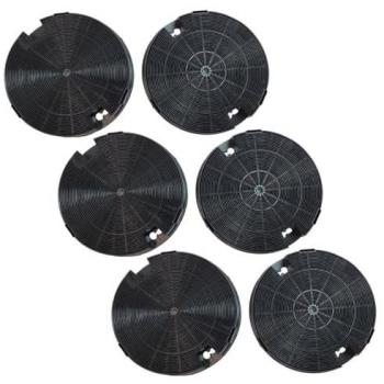 Lot de six filtres de rechange charbon type 29 CHF029