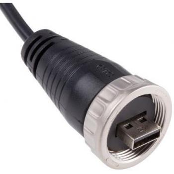 Cable USB 2.0 RS PRO 2.1m A Macho a A Macho Color Negro
