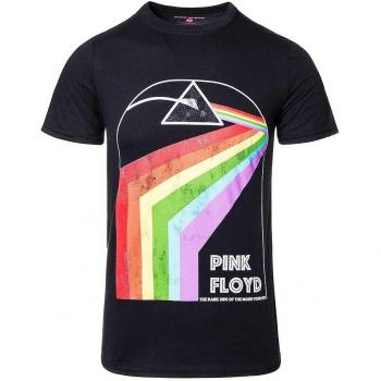 Rockoff Trade Men's Pink Floyd Dark Side of the Moon 1972 Tour T-Shirt, Black