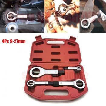 Clé en acier hexagonal pour écrous rouillés, 4 pièces 9-27mm