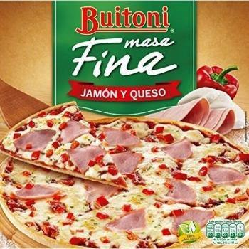 Buitoni Pizza Gourmet Jamón y Queso – 320 g