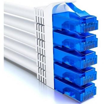 DeleyCON 5x 1m CAT6 LAN Patchkabel U/UTP RJ45