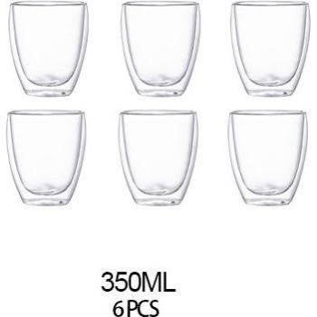 Bierdrinkbeker in transparant glas