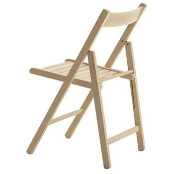 Silla Plegable de Haya 43 x 47 x 79 cm
