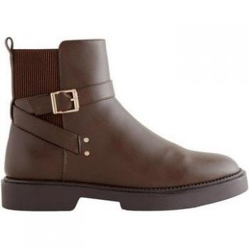 Elegante Chelsea-Stiefeletten mit Schnalle