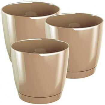 Kaffeebrauner Rundtopf Coubi von WELLHOME