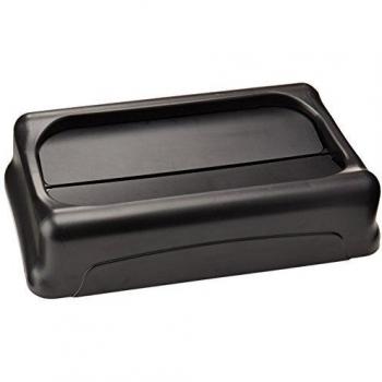Rubbermaid Slim Jim Swing Lid Black FG267360BLA