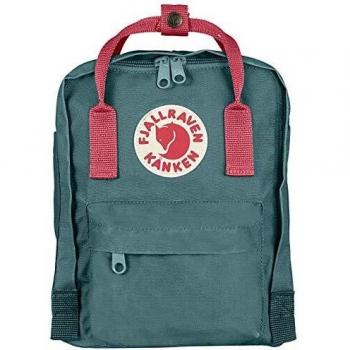 Kånken Mini Sac à Dos Éco‑Kids FJÄLLRÄVEN – Vert Glacier / Rose Pêche 2021