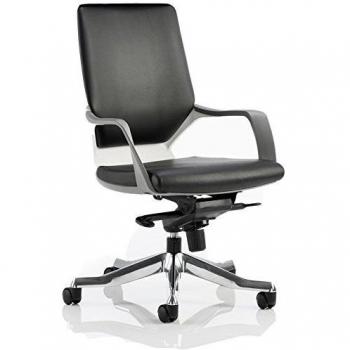 Dynamic EX000095 Xenon Executive Leather Medium Back Chair with Arms