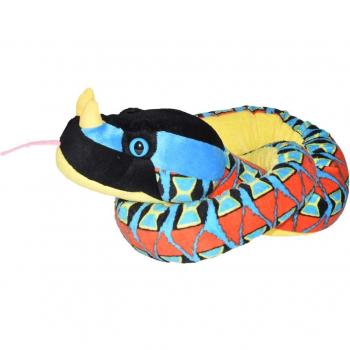 Peluche Serpent Viper Rino – Wild Republic 137 cm en Couleurs