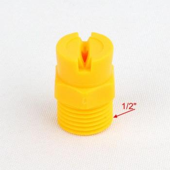 Boquilla de plástico para máquina de grabado químico, tipo ventilador, 5 piezas, tamaños 1/8, 1/4, 3/8, 1/2