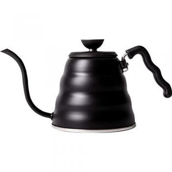HARIO V60 Buono Coffee Kettle, Black, Stovetop