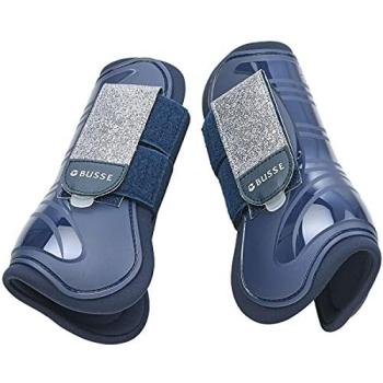 Busse Gamaschen BOUNCE GLITTER, navy-silber VB-WB – Premium‑Glittermodell