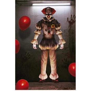 Adhesivo de Payaso Tenebroso 180 cm
