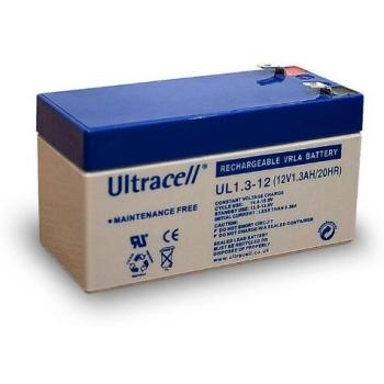 Baterka Ultracell Sealed Lead Acid Battery UL1.3-12 (12V 1.3Ah), Faston (4.8mm)