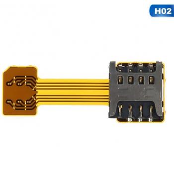 Hybrid SIM Card Adapter with Micro SD Slot for Android Devices