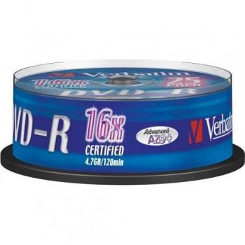 DVD-R Verbatim 16x 25 pcs