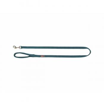 Trixie Hondenriem Premium Petrol 100x2,5cm (Cane) con Collare + Guinzaglio