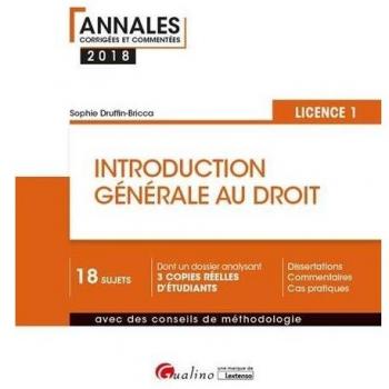 Introduction générale au droit : Licence 1