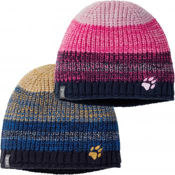 Gorrito de Tricot Jack Wolfskin Kids Winter Warm Beanie Rosa Brillante Stormlock