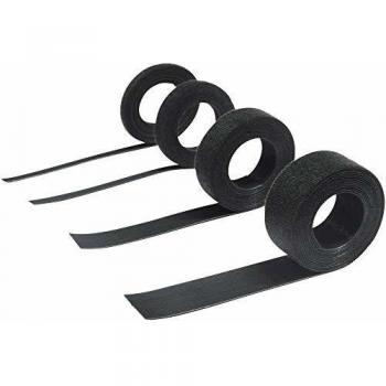 Hebotec 1 m Hook-and-Loop Tape 1000 mm x 20 mm Black
