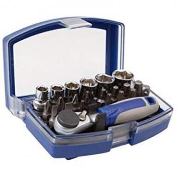 Coffret de douilles 6 pans 1/4 23 pcs
