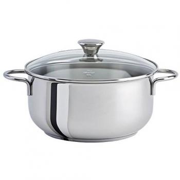 Faitout inox fixe 20cm avec couvercle