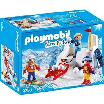 Playmobil Enfants avec boules des neiges