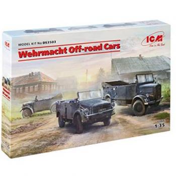 ICMDS3503 Wehrmacht Kfz.1 Off-Road Trio – Horch 108 L1500A Set