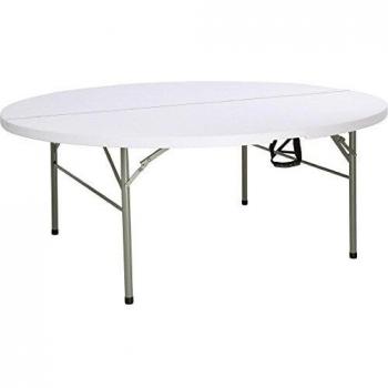 Meuble de jardin Table ronde pliante 1,8 m Bolero