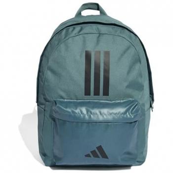 Adidas 27L 3‑Stripe Back to School Backpack (Unisex) – Teal / Black