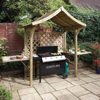 Elegant Fire Retardant Timber Party Arbour for Gatherings