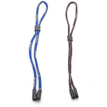 Cordons de lunettes de sport réglables bleu/marron