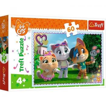Trefl 44 Katzen Puzzle 60 Teile